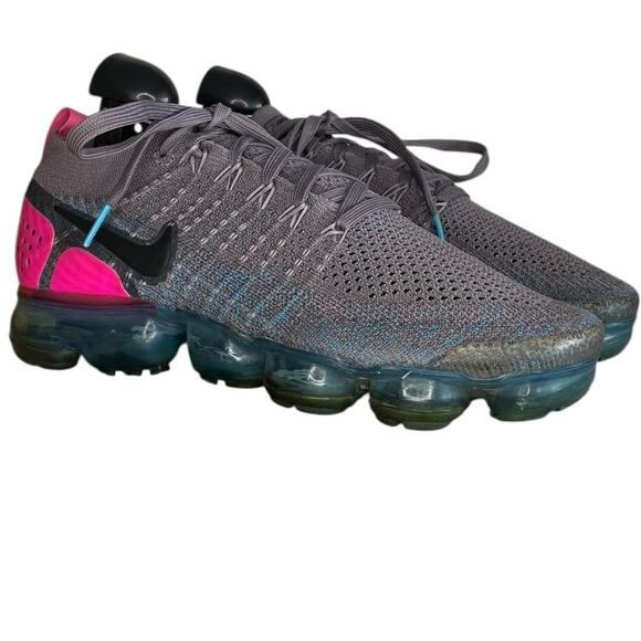 Womens Nike Air VaporMax 942843-004 Athletic Sneaker Shoes Size 8.5 Gray Running - Picture 3 of 6